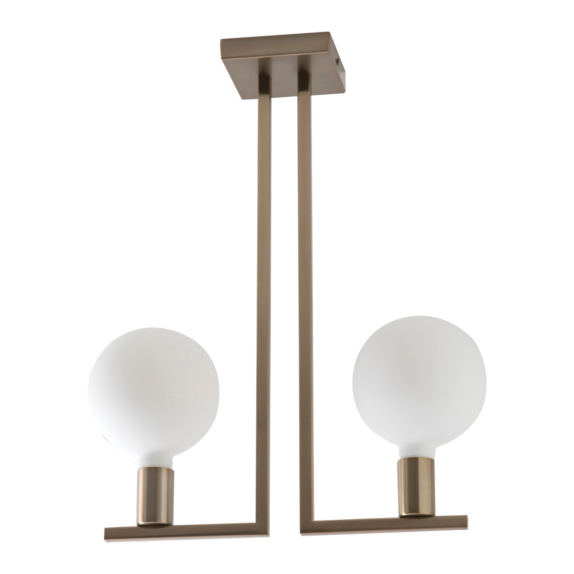 lampada Twin a soffitto in ottone satinato.jpg