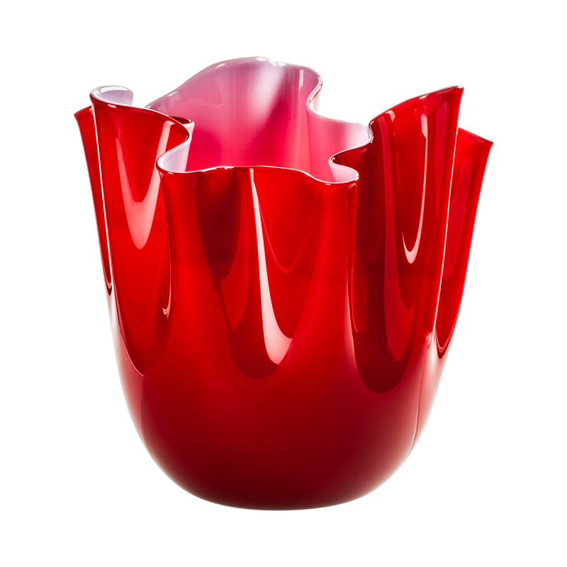 fazzoletto rosso interno rosa opaco Venini.jpg