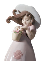 piccola rosa Lladro 1008042 primo piano.jpg