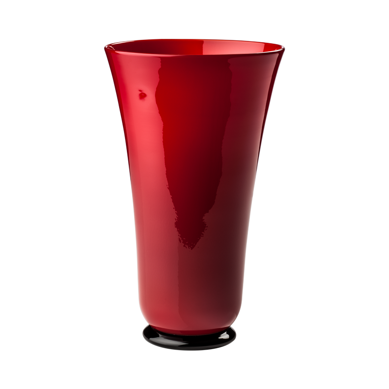 vaso anni trenta rosso vivo venini.jpg