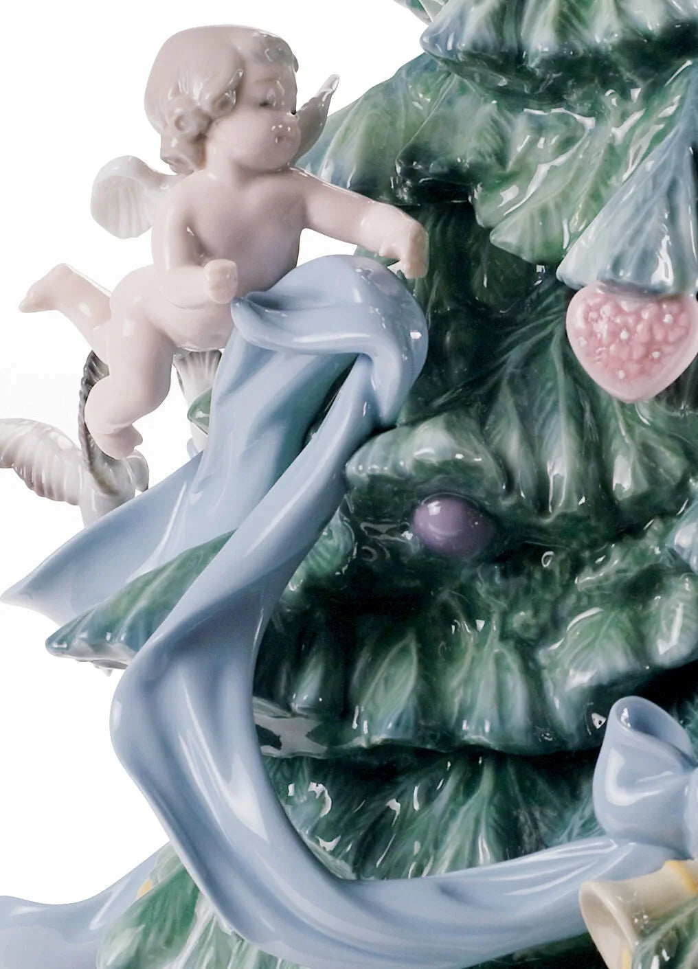 il grande albero di Natale Lladro 1008477 angioletto