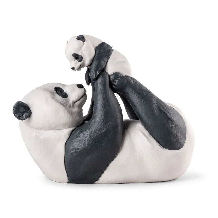 mamma panda con cucciolo Lladro 1009685.jpg