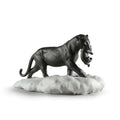 pantera nera con cucciolo 1009382 Lladro fianco.jpg
