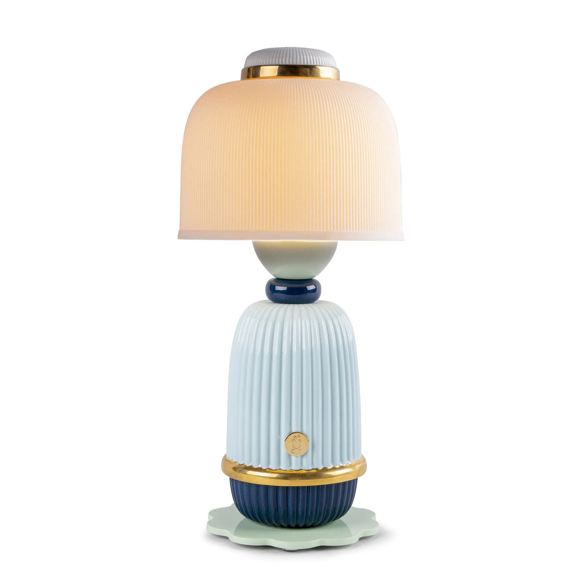 lampada senza fili kokeshi blu Lladrò.jpg