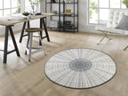 tappeto rotondo cascara grey ambientato kleen tex.jpg