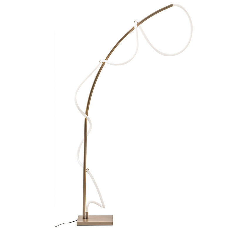 lampada da terra String oro satinato.jpg