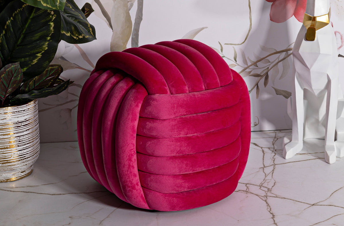 pouff fuxia annodato Mauro Ferretti (6).jpg